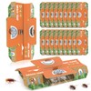 Dwcom Trap 18 Pack Roach Traps Double Buckle Design, Adjustable
