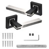 Decoranddecor Nexus Door Handle Lever Set Duo Colour on 54mm