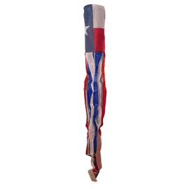 60" State of Texas Rough Tex 68D Dura-Last Nylon Printed Windsock