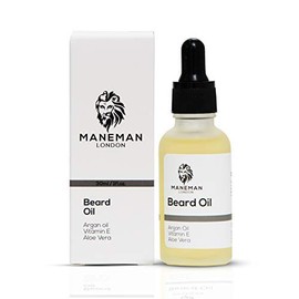 Maneman London Beard Oil | Sweet Orange | Non greasy | Moisturises and Conditions Beard |Natural and organic | Argan, Jojoba & Aloe Vera oil Vitamin e | Mens Gift (30mL) (Sweet Orange)