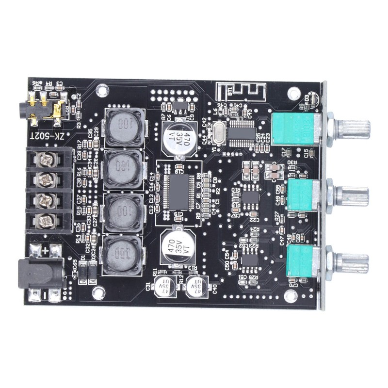 Amplifier Board 50W+50W Audio Stereo Module Bass Treble Control Bluetooth