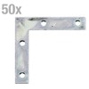 GAH-Alberts 337094 Furniture Angle 50 x 50 x 10 mm