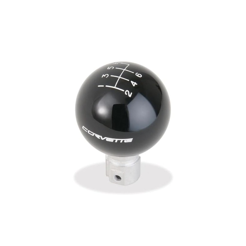 SR1 Performance C6 Corvette Script 6 Speed Shift Knob for