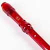 Yamaha Recorder Soprano Recorder, Baroque Fingering, Translucent Red