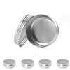 Aluminum Cans, Set of 5, Aluminum, Lightweight, Sealable, Divided Containers,