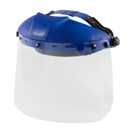 Bouton Optical 251-01-5211 PETG (Polyethylene Terephthalate Glycol) Safety Visor Face Shield - Universal Fit