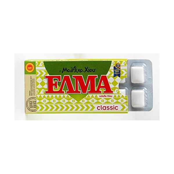 Elma Classic Chios Mastic Gum 12x10 Pieces / 12x14gr - From 100% Fresh Original Xios (Masticha or Mastixa)