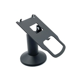 DCCStands Pax Q30 Low Swivel and Tilt Terminal Stand, Screw-in and Adhesive, Black