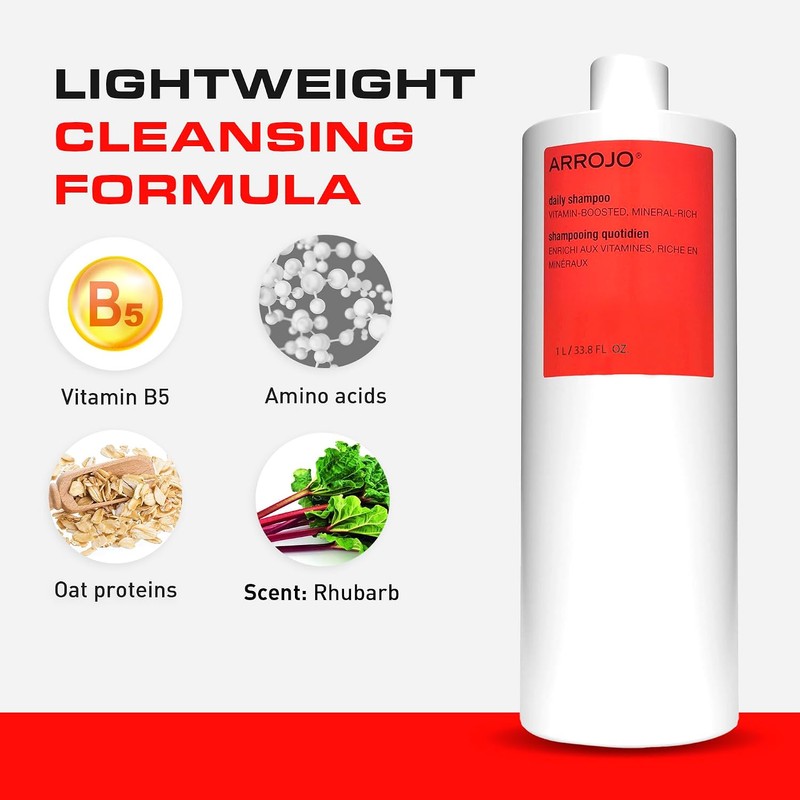 ARROJO Daily Shampoo, 33.8 Fl Oz