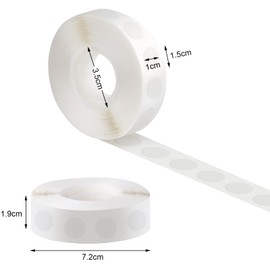 Phinus Phinus 3000 Pieces Glue Points, Balloon Tape, Sticky Dots, Double Sided Glue Points, Balloon Sticky Dots for Craft, Wedding Decoration, Stick Photos