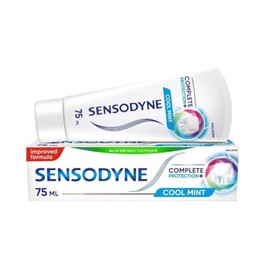 Sensodyne Complete Protection+ Toothpaste Cool Mint 75ml, Toothpaste for Daily Care and Protection Against Tooth Sensitivity Pack of