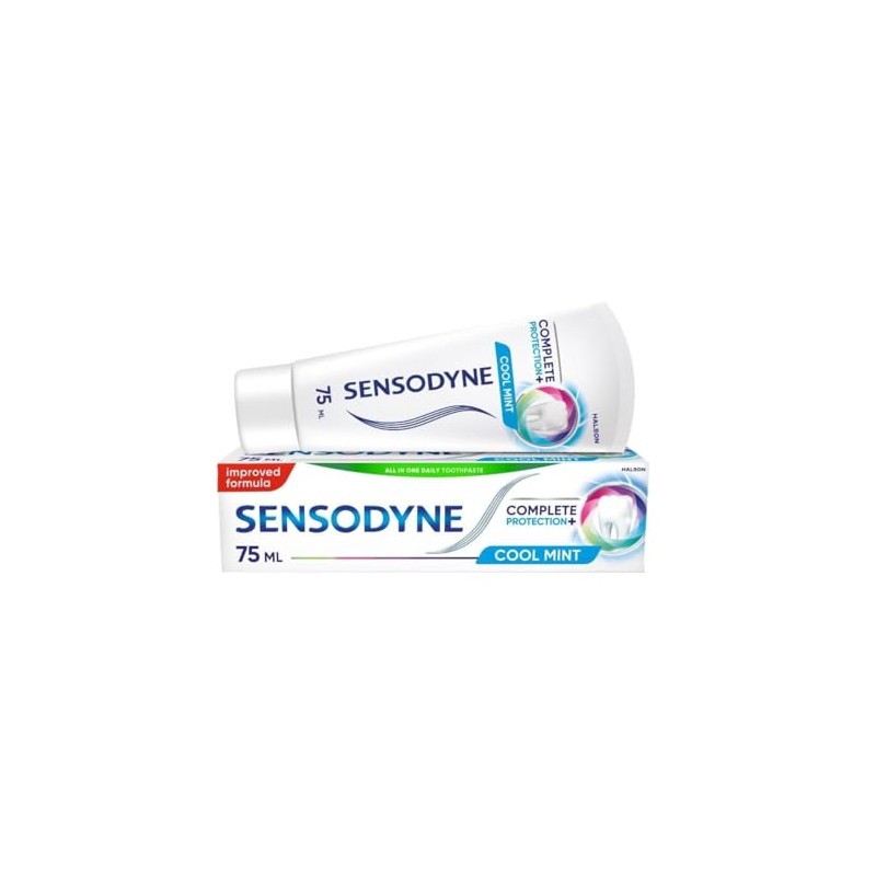 Sensodyne Complete Protection+ Toothpaste Cool Mint 75ml, Toothpaste for Daily