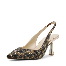 Betsey Johnson Women's Clark Pump, Leopard, 8.5