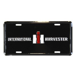 International Harvester Black 6" x 12" License Plate 2201
