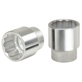 KS Tools 911.4121 3/4 Inch 12-Point Socket, Short, 52 mm