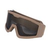 Safety Goggles Breathable Shock Resistant Iron Mesh Patterned Wind Sand