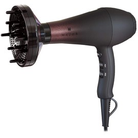 Wazor Professional Infrared Ionic Hair Dryer with Diffuser 1875W Tourmaline Blow Dryer Powerful AC Motor Quite Hairdryer with Comb & Nozzle, Cool Button
