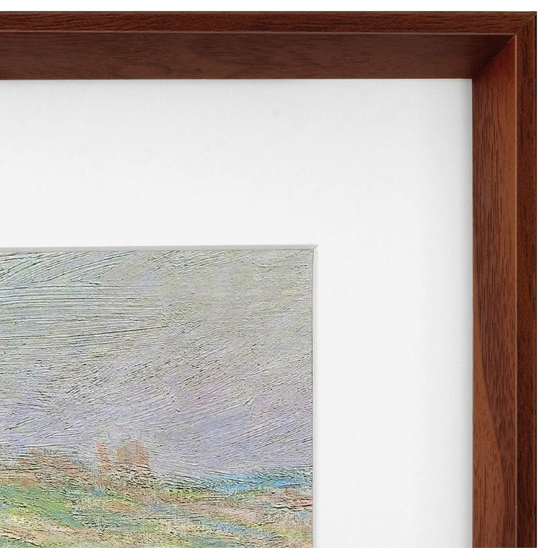 Hakuba FMD03-BRA4 Picture Frame, Eco Frame, MD-03, Wood, A4, Brown