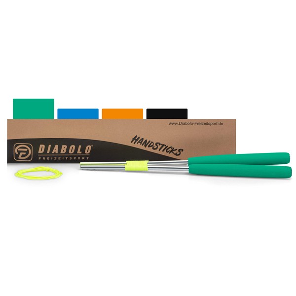 Diabolo Hand Sticks (32 cm) Made of Aluminium with Replacement