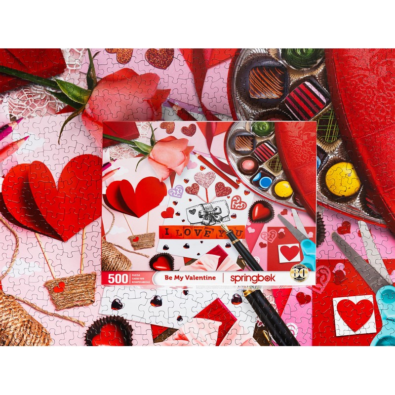 Springbok Be My Valentine 500 Piece Puzzle for Adults -