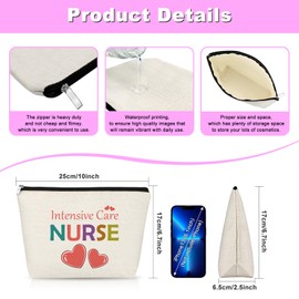 Gfhzdmf RN Gift Makeup Bag Nurse Appreciation Gifts Nursing Graduation Gifts Cosmetic Bag Nursing Gifts Nurses Week Gifts Nurse Gifts For Women Nurse Zipper Pouch Bag