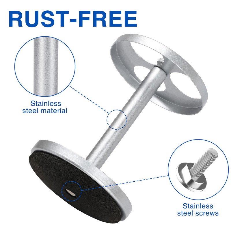 Electric Toothbrush Holder Stand for Bathroom: Stainless Steel Ventilated Organizer