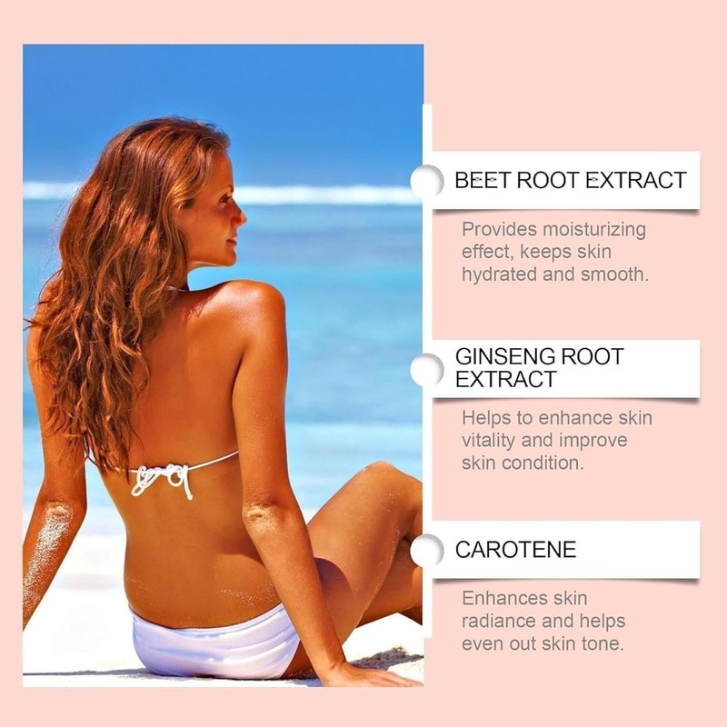 Sunless Tanning Drops Self Tan Drops for Face Body Tanning