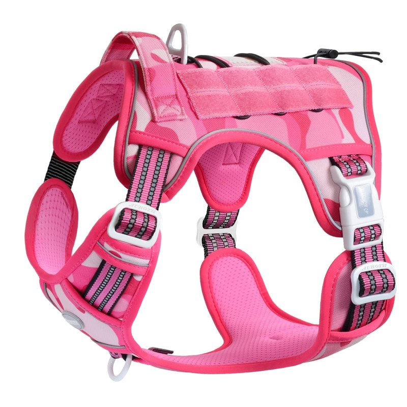 AUROTH Tactical Dog Harness for Small Medium Large Dogs No