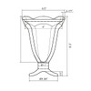 Chefcaptain Set Of 4 Extra Large 10 Oz Milkshake Glasses