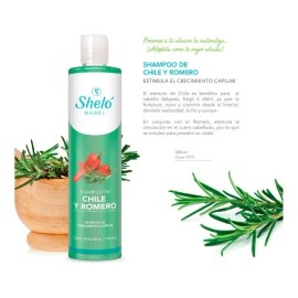 Shampoo Chile Romero 400ml Nutritivo Anticaída