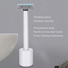 Men Electric Double Edge Razor Portable Adjustable Vibration Metal Shaver