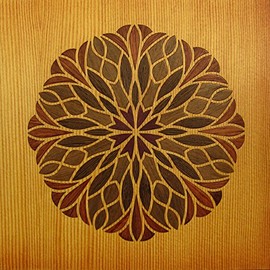 Digital Wood Beginner Wood Marquetry Puzzle Kit #108 Brontitallian - Woodworking Project Kit