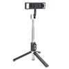 Tripod Selfie Stick with Light Mobile Phone Wireless Bluetooth Foldable