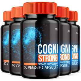 Cognistrong (5 Pack) Cogni Strong Pills, CogniStrong  Brain Health Nootropic (300 Capsules)
