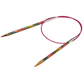 KnitPro 60 cm x 5 mm Symfonie Fixed Circular Needles, Multi-Color