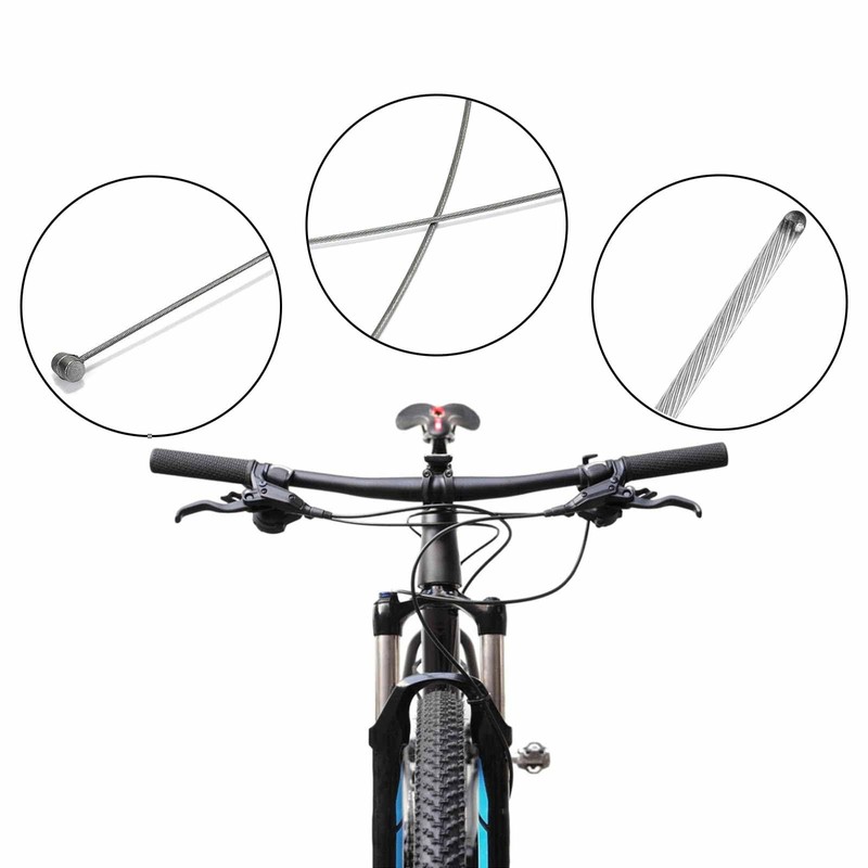 10 PCS Universal Inner Bike Brake Cable, 1.75m Bicycle Brake