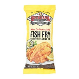 Louisiana Fish Fry, New Orleans Style Lemon Fish Fry, 10 oz (Pack of 12)