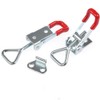 FOCCTS GH-4001 Toggle Catch Latches,12 PCS Metal Toggle Clamp, 100kg/220lbs,