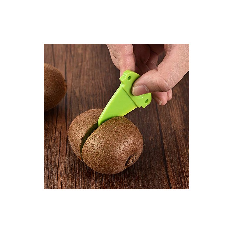 Fruit Slicer, Green Fruit Kiwi Cutter Peeler, 2025 New Slicer
