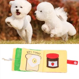 Dog Enrichment Toys, Dog Snuffle Book Slow Feeder Interactive Dog Toys Dog Feeding Mat Snuffle Mat Puzzle Toys for Dogs