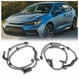 ABS Wheel Speed Sensor Front Left Right Replacement for 89542-12110 89543-12110 Fit for Toy-OTA Corolla 2019-2022 Driver Passenger Side ABS Skid Control Sensor Wire Harness