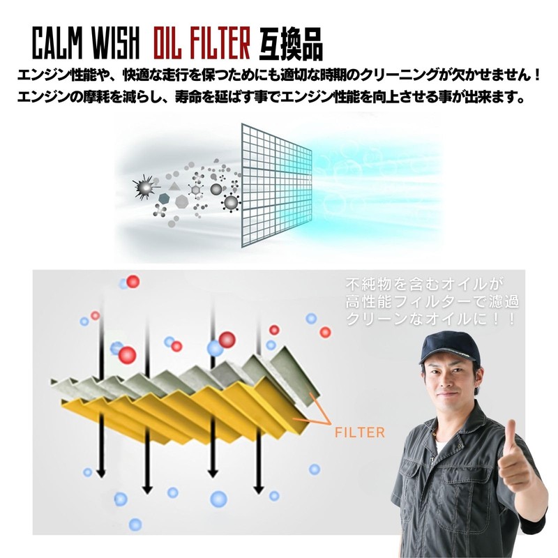 calm wish Watercraft Oil Filter Element External O-Ring Set Seadoo