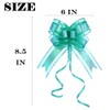 WEWILUCK Bows for Gift Wrapping, Large Iridescent Green Pull Bow