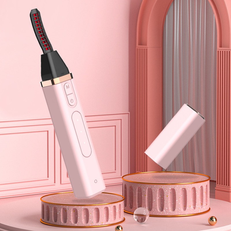 Heated Eyelash Curler Comb USB Rechargeable Electric Heated Eyelash Curler