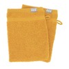 Tendance Set aus 2 waschhandschuhen 15x21 cm 100% Baumwolle -