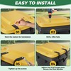 Bear Proof Trash Can Lock，Heavy-Duty Adjustable Garbage Bin Lid Locks