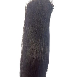 Soft Natural Black Horse Tail Hair - 1/4 lb Horse Hair for Styling & Weaving
