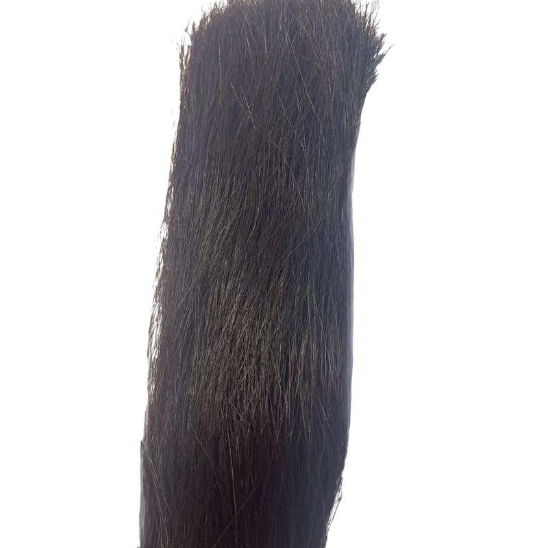 Soft Natural Black Horse Tail Hair - 1/4 lb Horse