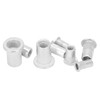 100pcs / box Aluminum Rivet Nut Threaded Rivet Insert Nut