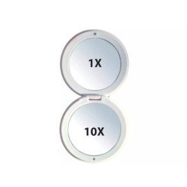 Rucci 1X/10X Magnifying Double-Sided Magnifying Compact Mirror (3.5 in)